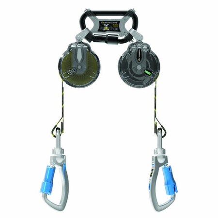 Msa Safety Pfl, Latchways Mini, Twin, 6Ft, Al Swivel 63111-00C